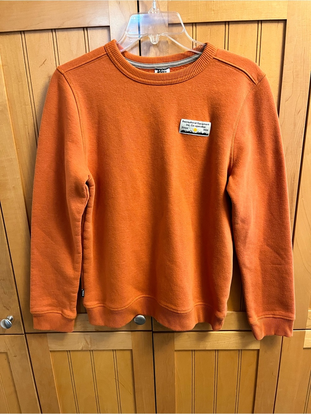 Kids 18 Gorpcore Orange Crewneck Sweatshirt -REI
